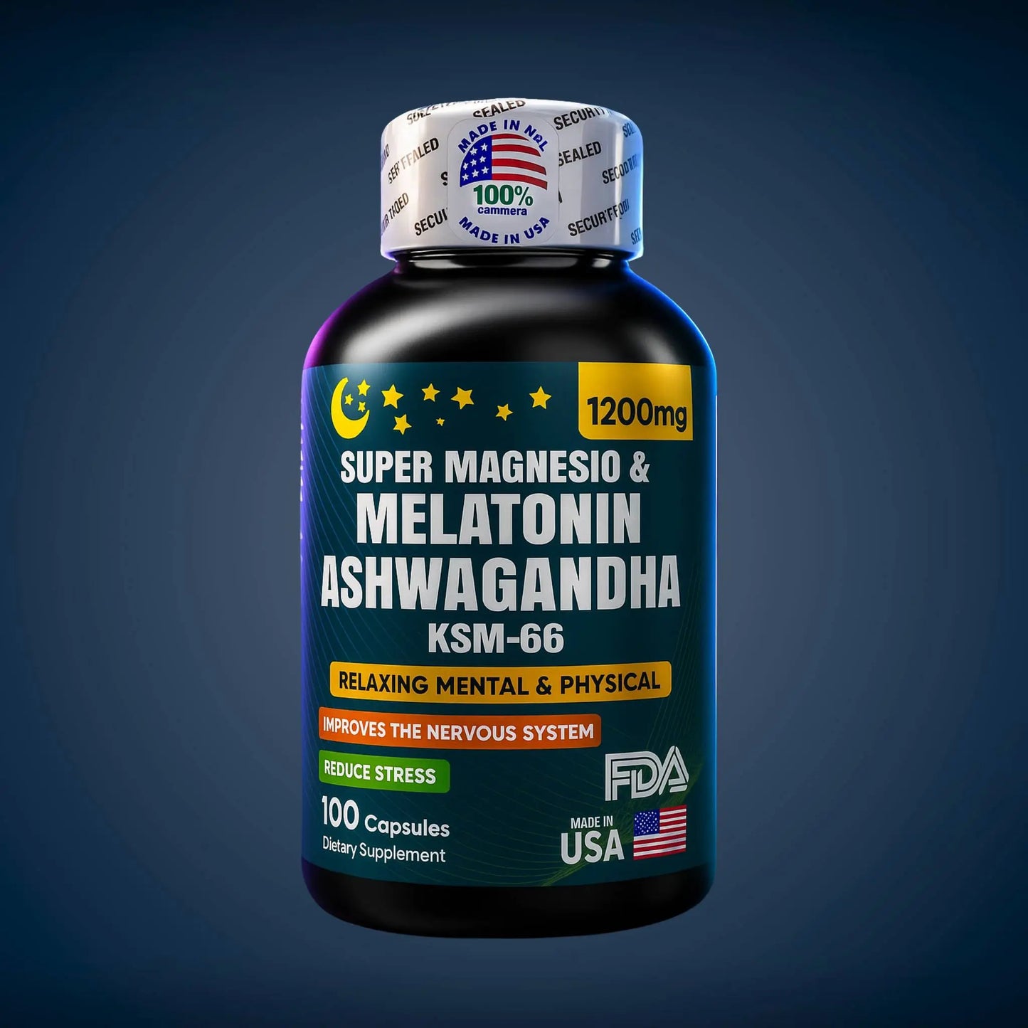 Super Magnesio + Ashwagandha KSM-66 + Melatonin